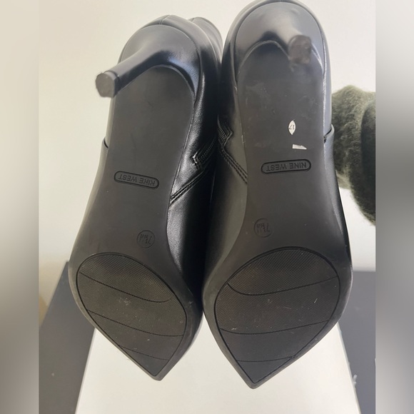 Nine West Black Ankle Boots - Picture 4 of 7